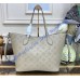 Louis Vuitton Mahina Leather Blossom MM M21851-light-gray
