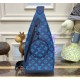 Louis Vuitton Monogram Shadow Duo Slingbag M21890-blue