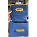 Prada Cahier Bag Blue and Black Prada Cahier Bag Blue and Black