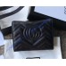 Gucci GG Marmont Card Case Wallet GU-W466492-black