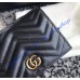 Gucci GG Marmont Card Case Wallet GU-W466492-black