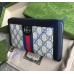 Gucci Ophidia GG Zip Around Wallet GU-W523154-blue