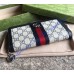 Gucci Ophidia GG Zip Around Wallet GU-W523154-blue