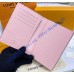 Louis Vuitton Monogram Canvas Passport Cover M62089-pink