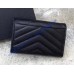 Saint Laurent Cassandre Matelasse Small Envelope Wallet In Lambskin YW414404-B