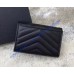 Saint Laurent Cassandre Matelasse Small Envelope Wallet In Lambskin YW414404-C