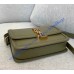 Saint Laurent Solferino Small Satchel In Box Leather YSL634306-green