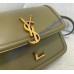 Saint Laurent Solferino Small Satchel In Box Leather YSL634306-green