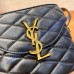 Saint Laurent June Box Bag In Quilted Lambskin YSL710080-black