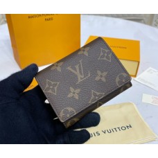 Louis Vuitton Monogram Canvas Enveloppe Carte de visite M63801-brown