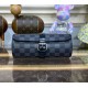 Louis Vuitton Damier Graphite 3 Watch Case N41137-black