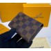 Louis Vuitton Damier Ebene Enveloppe Carte de visite N63338-brown