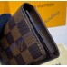 Louis Vuitton Damier Ebene Enveloppe Carte de visite N63338-brown