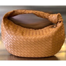 Bottega Veneta Small Jodie with gold-toned hardware B600261-dark-praline