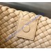 Bottega Veneta Clicker Small Shoulder Bag B730968-oatmeal