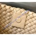 Bottega Veneta Clicker Medium Shoulder Bag B730969-oatmeal