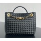 Bottega Veneta Medium Andiamo With Chain B786009-black