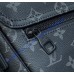 Louis Vuitton Monogram Eclipse Montsouris Messenger M46685-black