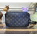 Louis Vuitton Monogram Eclipse Pochette Kasai M82076-black