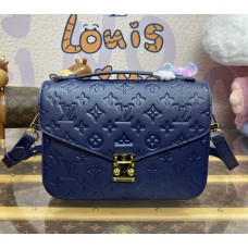 Louis Vuitton Monogram Empreinte Pochette Metis M41487-navy