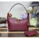 Louis Vuitton Monogram Empreinte leather Sac Sport M46610-wine-red
