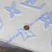 Louis Vuitton Monogram Empreinte Félicie Pochette M83025-candy-blue