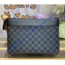 Louis Vuitton Damier Graphite Pochette Voyage Souple N82543-black