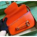 Gucci Horsebit 1955 Small Shoulder Bag GU764155L-orange
