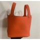 Hermes Picotin Lock 18 Golden Hardware H2218G-orange