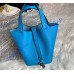 Hermes Picotin Lock 18 Palladium Hardware H2218W-bleu-hydra