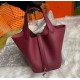 Hermes Picotin Lock 18 Palladium Hardware H2218W-bordeaux