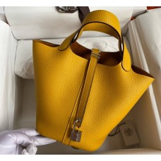 Hermes Picotin Lock 18 Palladium Hardware H2218W-miel