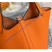 Hermes Picotin Lock 18 Palladium Hardware H2218W-orange