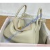 Hermes Lindy 26cm H6626G-Craie