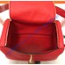 Hermes Lindy 26cm H6626G-Rouge-Casaque