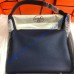 Hermes Lindy 26cm H6626W-Bleu-Abysse