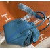 Hermes Lindy 26cm H6626W-Bleu-Jean