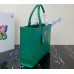 Prada Medium Leather Prada Symbole bag with topstitching PD1BA378-green
