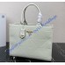 Prada Medium Leather Prada Symbole bag with topstitching PD1BA378-white