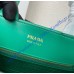 Prada Small Leather Prada Symbole bag with topstitching PD1BA379-green