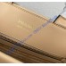 Prada Small Leather Prada Symbole bag with topstitching PD1BA379-tan
