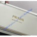 Prada Small Leather Prada Symbole bag with topstitching PD1BA379-white