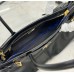 Prada Medium leather handbag with long handles PD1BA426-LS-black