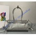 Prada Medium leather handbag with long handles PD1BA426-LS-gray