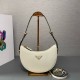 Prada Arque leather shoulder bag PD1BC194-white