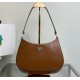 Prada Cleo brushed leather shoulder bag PD1BC499-caramel