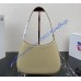 Prada Cleo brushed leather shoulder bag PD1BC499-tan