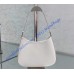 Prada Cleo brushed leather shoulder bag PD1BC499-white