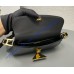 Prada Brushed leather shoulder bag PD1BD345-black