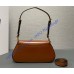 Prada Brushed leather shoulder bag PD1BD345-caramel